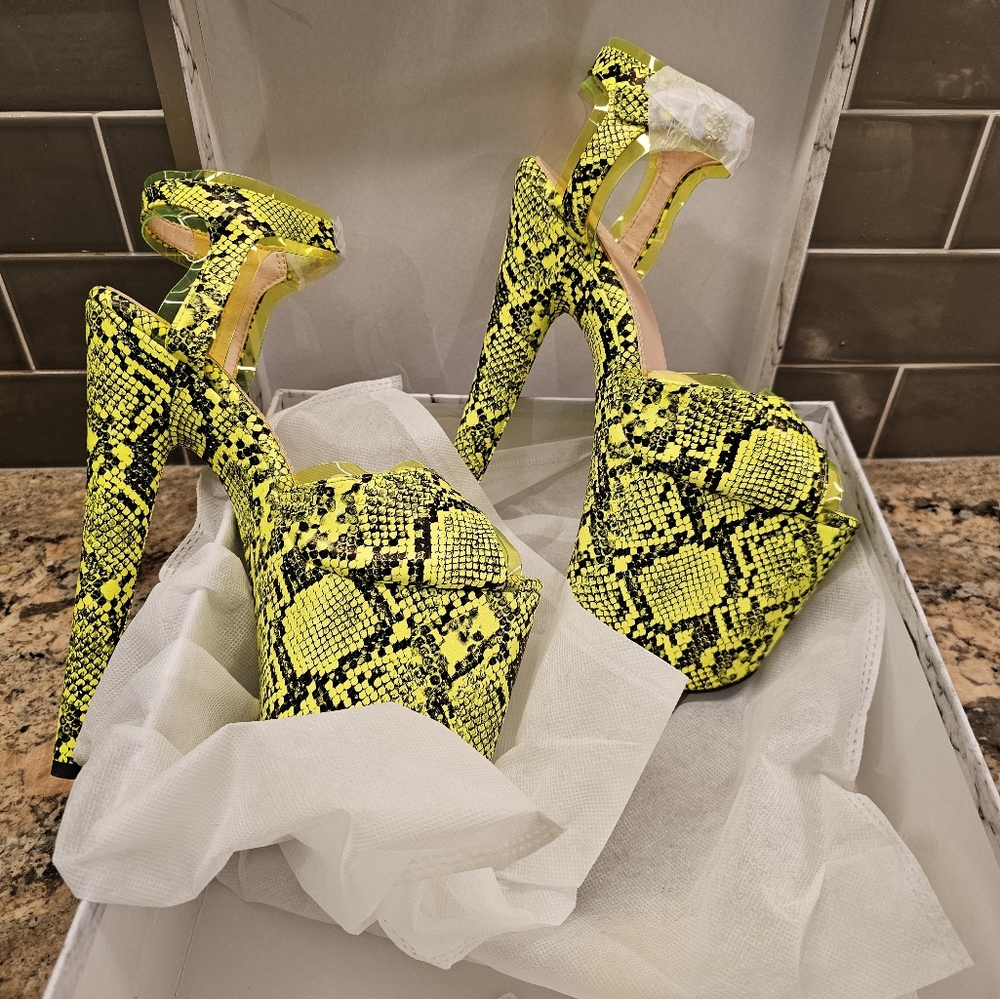 Brand New Hella Heels Neon 8 Inch
